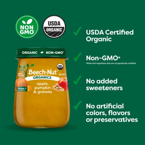 Beech-Nut Organics Apple Pumpkin & Granola Baby Food Jar - Apple Pumpkin & Granola