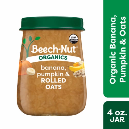 Beech-Nut Organics Banana Pumpkin Oats Baby Food Jar - Banana Pumpkin Oats