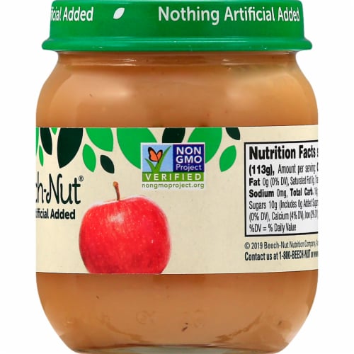 Beech-Nut Stage 2 Apple Baby Food Jar - Apple