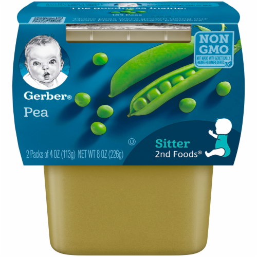 Gerber 2nd Foods for Baby Natural Food Pea - Pea