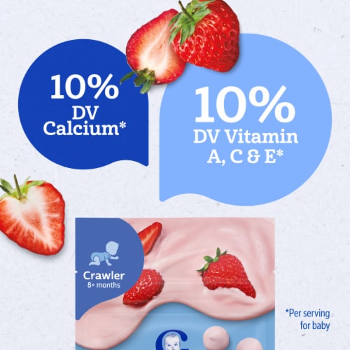 Gerber Yogurt Melts Strawberry - Strawberry