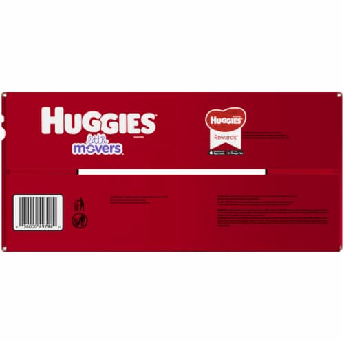 Huggies Little Movers Baby Diapers, Size 6 (35+ lbs) - Size 6 / 88 Count