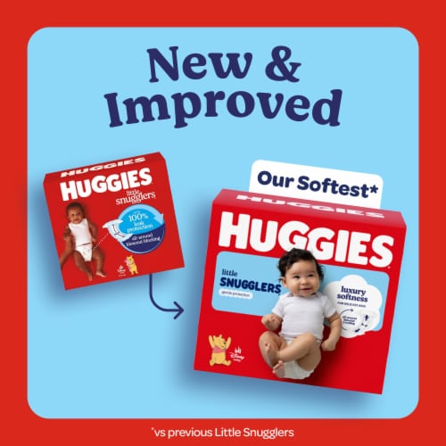 Huggies Little Snugglers Baby Diapers, Size 1 (8-14 lbs) - Size 1 / 32 Count