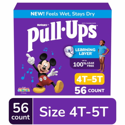 Pull-Ups Boys Potty Training Pants 4T-5T (38-50 lbs) - Boys 4T-5T / 56 ct