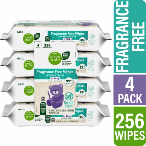 Simple Truth Fragrance Free Baby Wipes - Fragrance Free / 4 pk