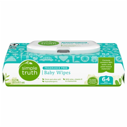 Simple Truth Fragrance Free Baby Wipes - Fragrance Free