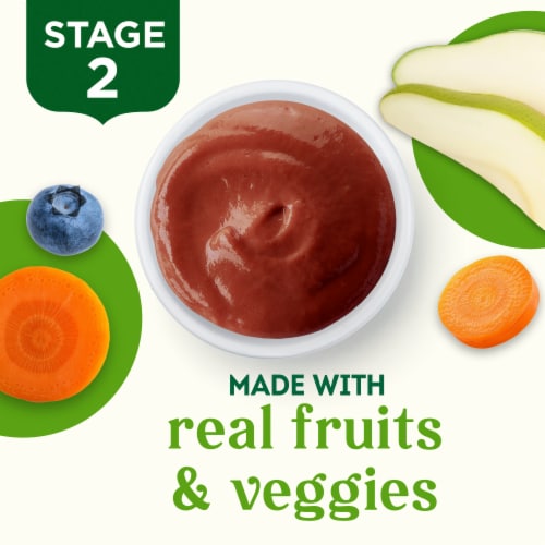 Simple Truth Organic Stage 2 Pear Carrot Blueberry Baby Food Pouch - Pear Carrot Blueberry
