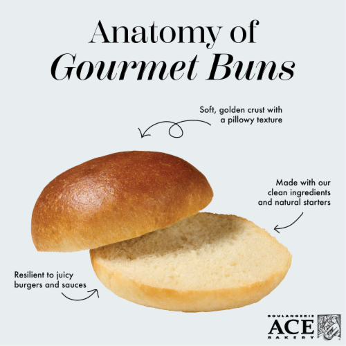 ACE Bakery® Classic Gourmet Burger Buns - Sesame