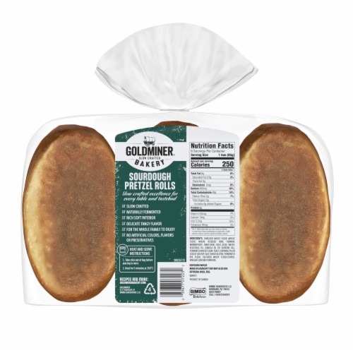 Goldminer® Sourdough Pretzel Rolls - Goldminer® Sourdough Pretzel Rolls