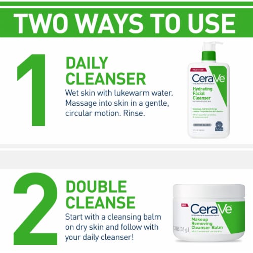 CeraVe Hydrating Facial Cleanser, Daily Face Wash For Dry Skin, Fragrance-Free - 16 fl oz