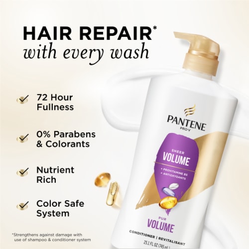 Pantene Daily Moisture Renewal Conditioner, 72 Hour Lush Moisture - 25.1 fl oz