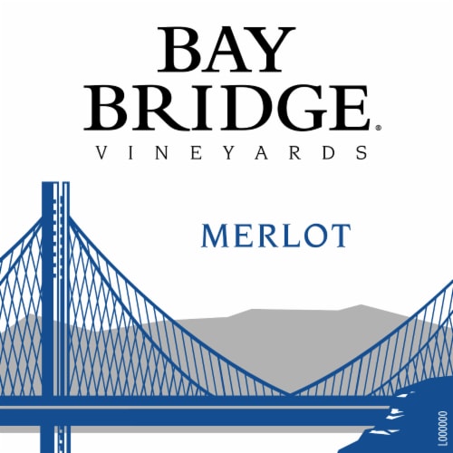 Bay Bridge Vineyards Merlot, Red Wine, 750ml - Bay Bridge Vineyards Merlot, Red Wine, 750ml