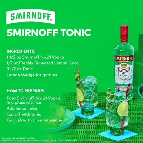 Smirnoff Vodka No.21 Red - Glass