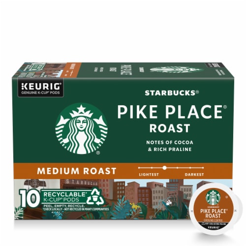 Starbucks Pike Place Medium Roast K-Cup Coffee Pods - Starbucks Pike Place Medium Roast K-Cup Coffee Pods