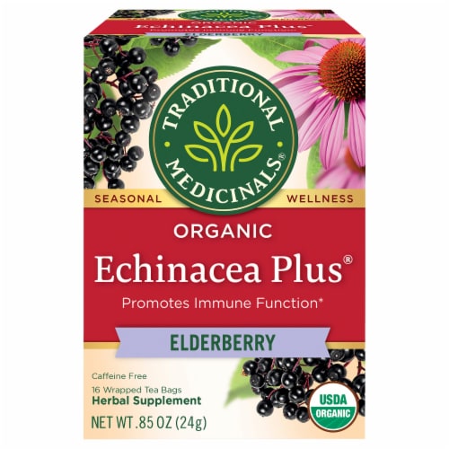 Traditional Medicinals Organic Echinacea Plus Tea Bags - Traditional Medicinals Organic Echinacea Plus Tea Bags