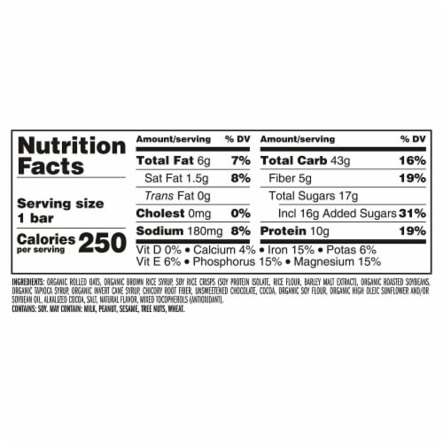 CLIF BAR Chocolate Chip Energy Protein Bar - Chocolate Brownie