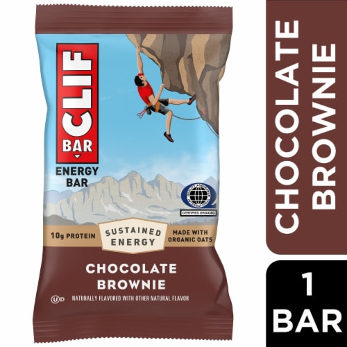 CLIF BAR Chocolate Chip Energy Protein Bar - Chocolate Brownie