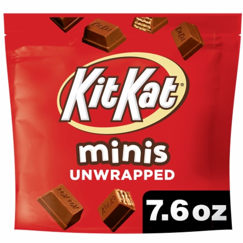 KIT KAT Minis Unwrapped Milk Chocolate Wafer Candy Bag - 7.6 oz selected
