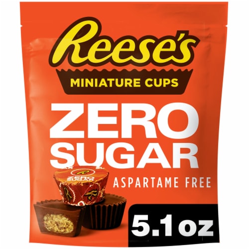 REESE'S Zero Sugar Miniatures Chocolate Peanut Butter Cups Candy Bag - 5.1 oz selected