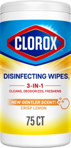 Clorox Disinfecting Wipes Crisp Lemon - Clorox Disinfecting Wipes Crisp Lemon