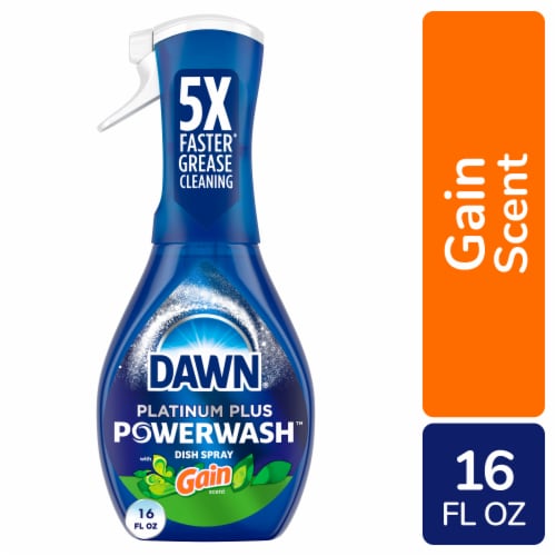 Dawn Platinum Powerwash Starter Kit Fresh Scent Spray Dish Soap - Gain