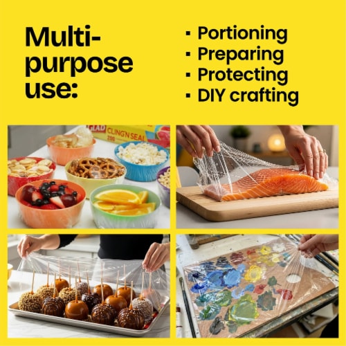 Glad Cling N Seal Plastic Food Wrap - Glad Cling N Seal Plastic Food Wrap