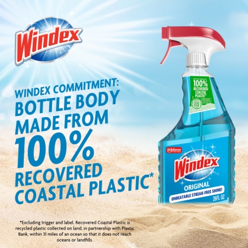 Windex® Glass Cleaner, Original Blue, Spray Bottle, 23 fl oz - Windex® Glass Cleaner, Original Blue, Spray Bottle, 23 fl oz