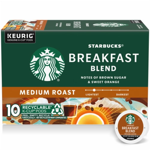 Starbucks® Pike Place Medium Roast K-Cup Coffee Pods - Breakfast Blend