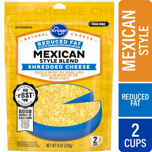 Kroger Reduced Fat Mexican Style Shredded Cheese - Kroger Reduced Fat Mexican Style Shredded Cheese