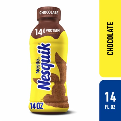 Nesquik Chocolate Low-fat Milk Ready to Drink Bottle - Nesquik Chocolate Low-fat Milk Ready to Drink Bottle