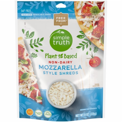 Simple Truth Plant-Based Dairy Free Mozzarella Shredded Cheese - Simple Truth Plant-Based Dairy Free Mozzarella Shredded Cheese