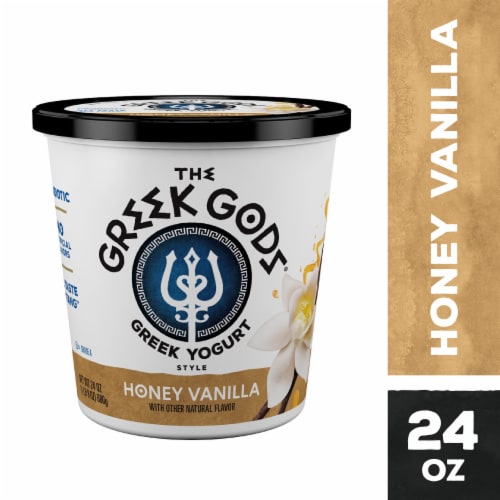 The Greek Gods Honey Vanilla Greek Style Yogurt Tub - The Greek Gods Honey Vanilla Greek Style Yogurt Tub