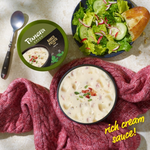 Panera Bread Ready-to-Heat Broccoli Cheddar Soup Cup - Baked Potato