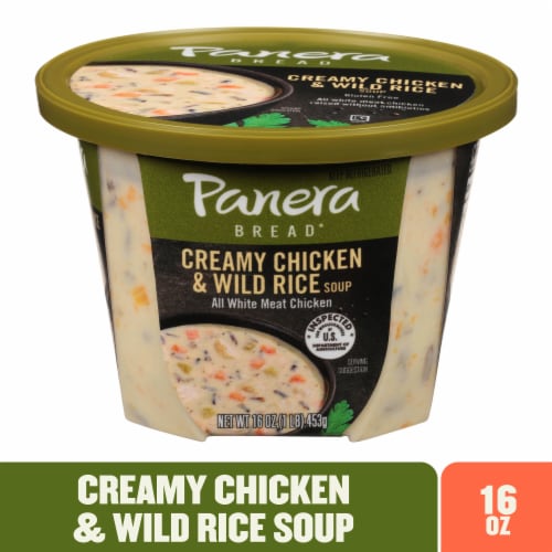 Panera Bread Ready-to-Heat Broccoli Cheddar Soup Cup - Creamy Chicken & Wild Rice