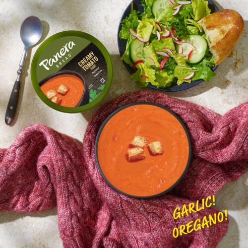 Panera Bread Ready-to-Heat Broccoli Cheddar Soup Cup - Creamy Tomato