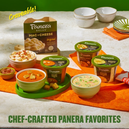 Panera Bread Ready-to-Heat Broccoli Cheddar Soup Cup - Creamy Tomato