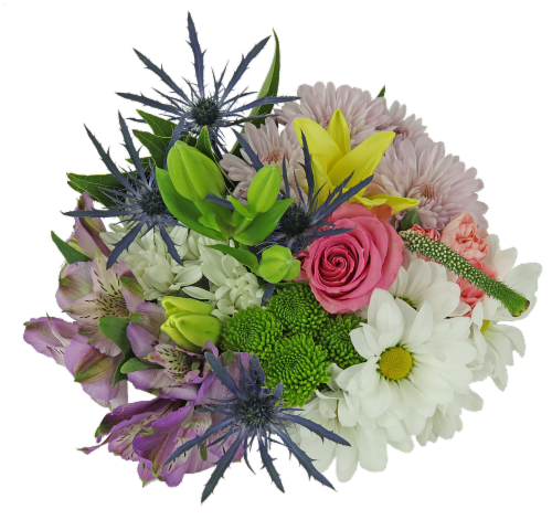 Butterfly Blooms Fresh Cut Flower Bouquet - Butterfly Blooms Fresh Cut Flower Bouquet