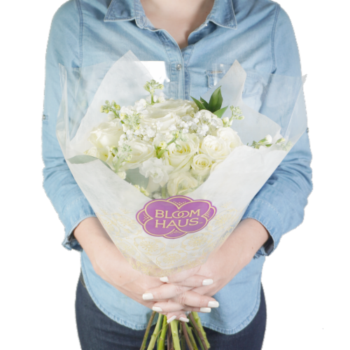 Sunshine Bouquet Bloom Haus Classic Rose Yellow - White