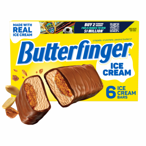 Butterfinger Ice Cream Bars - Butterfinger Ice Cream Bars