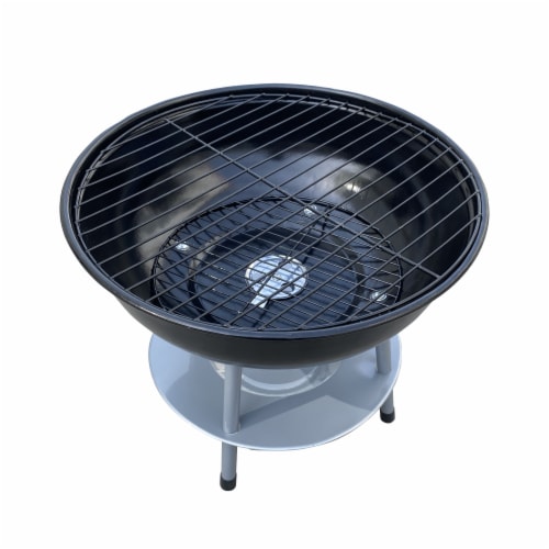 HD Outdoors Portable Charcoal Kettle Grill - Black - HD Outdoors Portable Charcoal Kettle Grill - Black