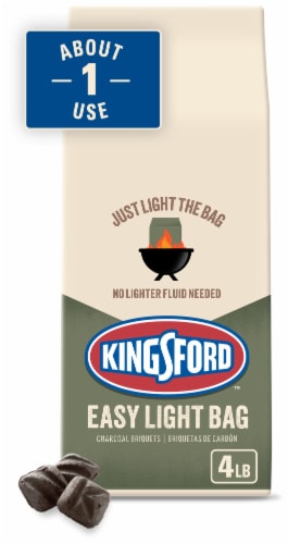 Kingsford Easy Light BBQ Charcoal Briquettes, Fast Lighting BBQ Charcoal for Grilling, Original - Kingsford Easy Light BBQ Charcoal Briquettes, Fast Lighting BBQ Charcoal for Grilling, Original
