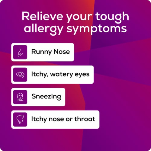 Allegra Adult 24-Hour Non-Drowsy Antihistamine Tablets for Indoor and Outdoor Allergies - 30 ct