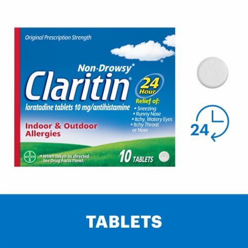 Claritin 24HR Tablets 10MG 30CT - 10 ct