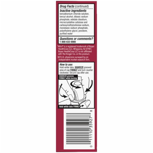 Kroger® Nasal Decongestant Maximum Strength Nasal Spray Oxymetazoline HCl - No Drip Original