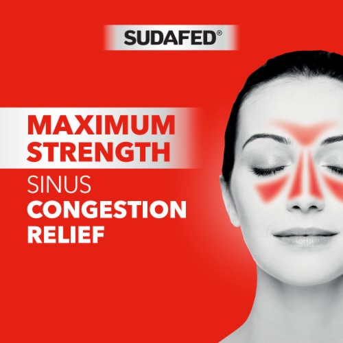Sudafed PE Sinus Congestion Maximum Strength Non-Drowsy Decongestant Tablets Phenylephrine HCl - 36 ct