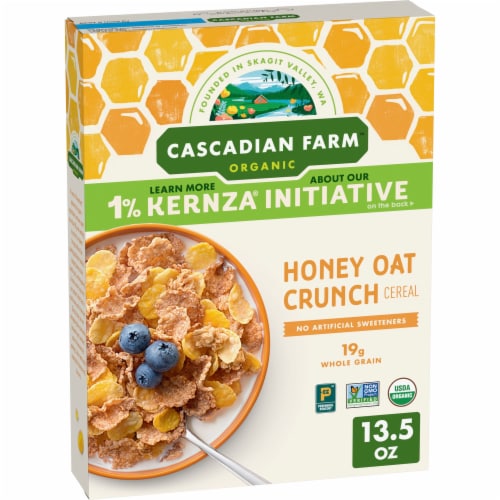Cascadian Farm Honey Oat Crunch Organic Cereal - Honey Oat Crunch