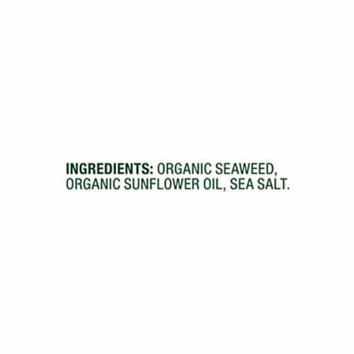 Simple Truth Organic® Roasted Seaweed Snack with Sea Salt - Simple Truth Organic® Roasted Seaweed Snack with Sea Salt