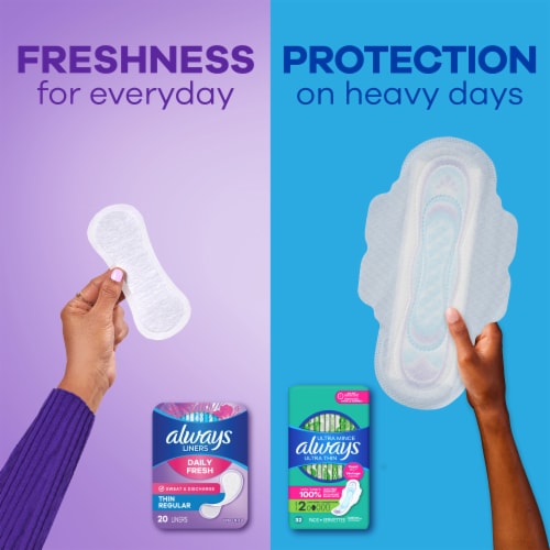 Always Daily Fresh Liners Regular Absorbency - Always Daily Fresh Liners Regular Absorbency