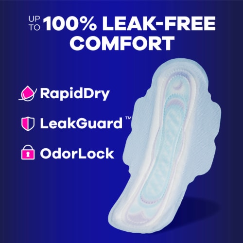 Always Ultra Thin Size 4 Overnight Pads With Wings Unscented - Always Ultra Thin Size 4 Overnight Pads With Wings Unscented