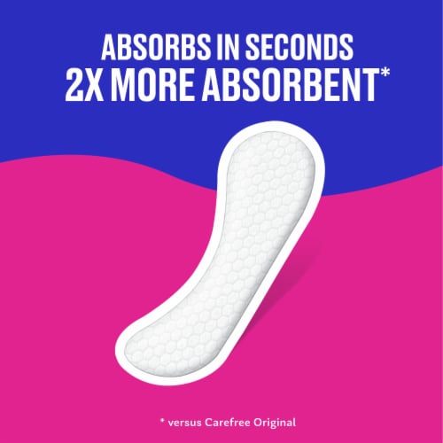 Carefree Panty Liners Regular Absorbency, Unwrapped, Unscented - Carefree Panty Liners Regular Absorbency, Unwrapped, Unscented
